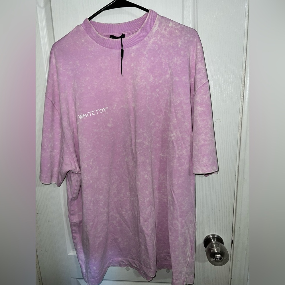 White fox T-Shirt dress